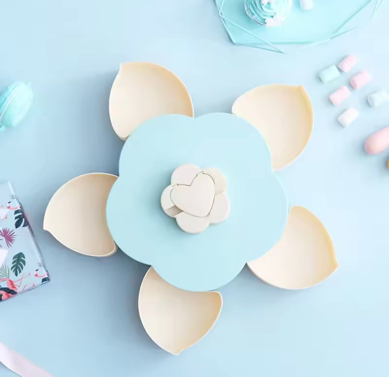 SnackSpin™ - Le Plateau Apéro Fleur