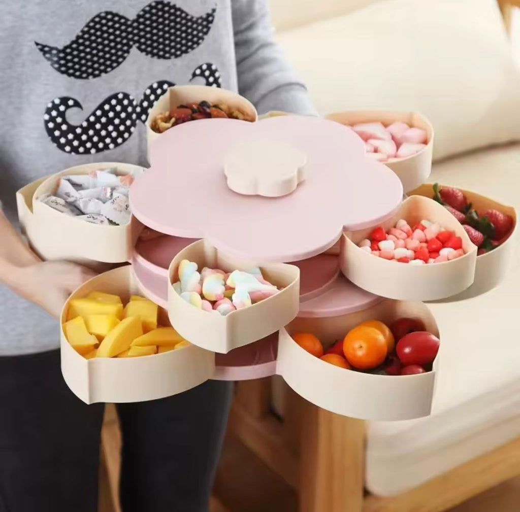 SnackSpin™ - Le Plateau Apéro Fleur
