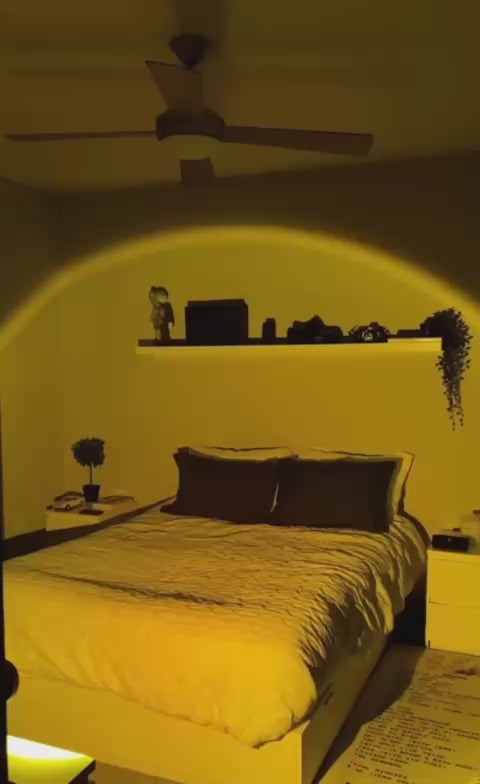 Vibrant Sunset Projection